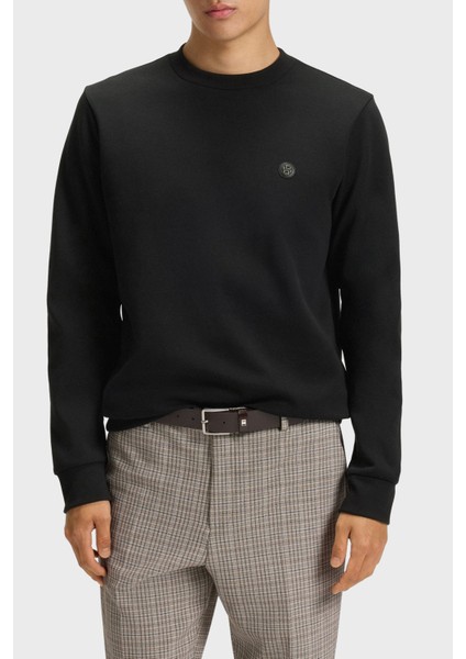 Pamuk Karışımlı Regular Fit Bisiklet Yaka Sweat Erkek Sweat 50520302 002