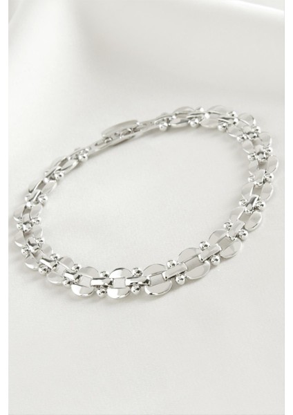 Xuping Oval Lüks Çelik Bileklik