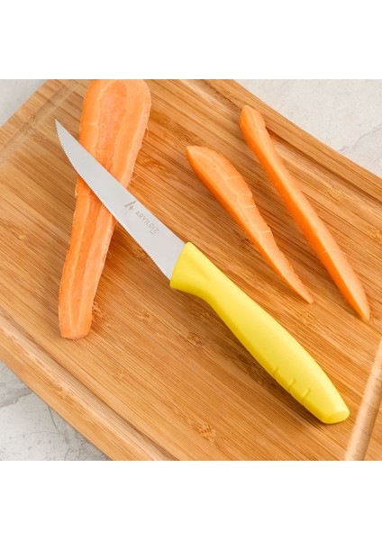 Primo Lazer Sebze Bıçağı Sarı 11 cm