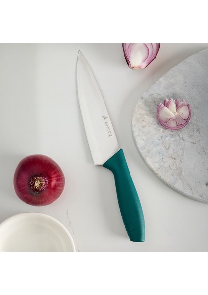 Primo Şef Bıçağı Yeşil 19 cm