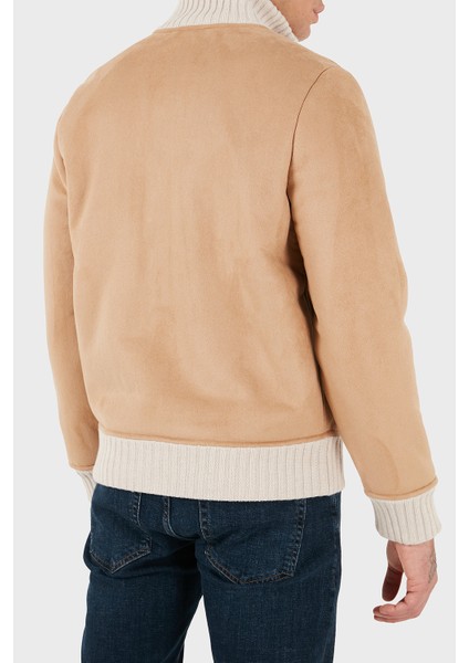 % 100 Yün Regular Fit Dik Yaka Fermuarlı Ceket Erkek Ceket 78148 58000 120 fiyatları