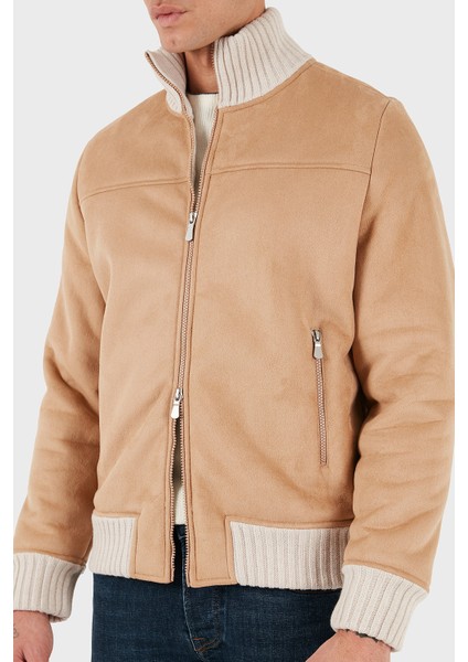 % 100 Yün Regular Fit Dik Yaka Fermuarlı Ceket Erkek Ceket 78148 58000 120 modelleri