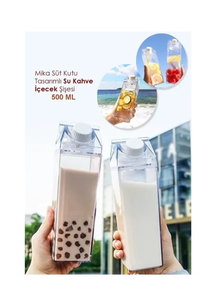 Süt Kutusu Meyve Suyu Taşıma Şişesi