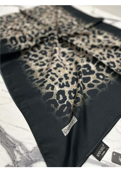 Ipekseli Leopar Desenli Organik Pamuk Şal - 2 fiyatları