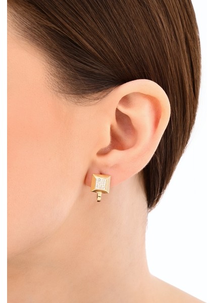 Altın Tasarım Küpe - 14K modelleri