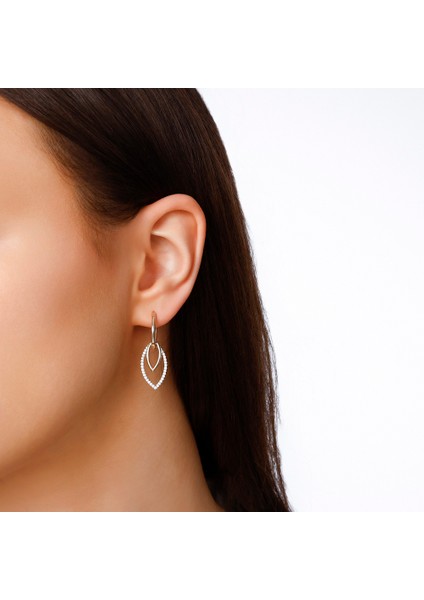 Altın Tasarım Küpe - 14K modelleri