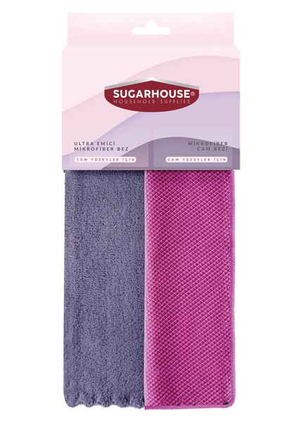 Sugar House Mikrofiber Ultra Emici Bez ve Cam Bezi