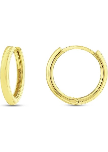 Altın Halka Küpe - 14K