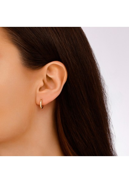 Altın Halka Küpe - 14K modelleri