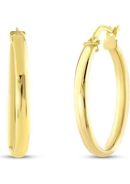 Altın Halka Küpe - 14K