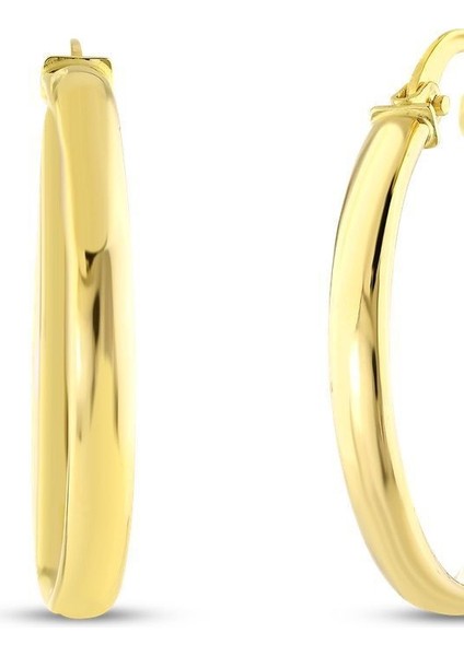 Altın Halka Küpe - 14K fiyatları