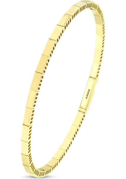 Altın Tasarım Kelepçe - 14K fiyatları