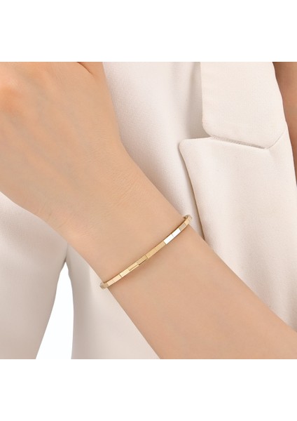 Altın Tasarım Kelepçe - 14K modelleri