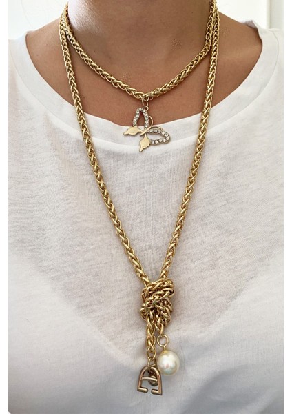 Düğüm Detay Örgü Zincir Kolye fiyatları