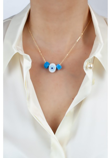 Ince Zincir Nazar Boncuk Kolye fiyatları