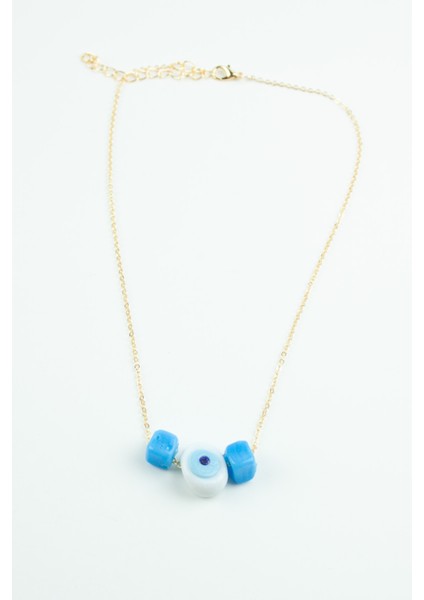 Ince Zincir Nazar Boncuk Kolye modelleri