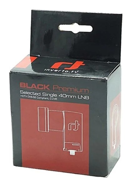 Black Premium Single Tek Çıkışlı Hdtv 0.2db 40MM Inverto Tekli Lnb fırsatları