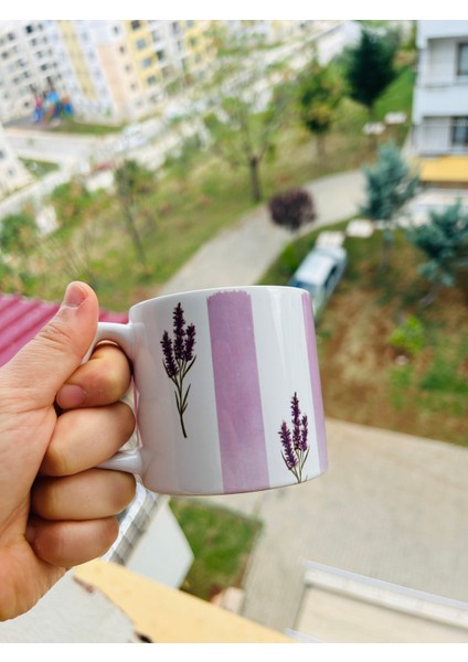 Lavanta Desenli Pinterest Kupa Bardak Kahve Kupası fırsatları