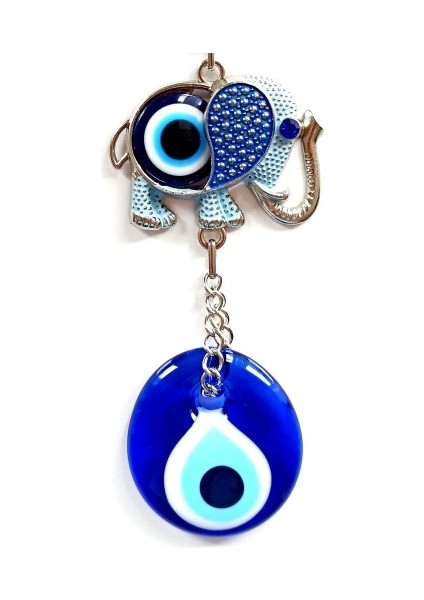 Cam Nazar Boncuklu Filli Mini Duvar Süsü fiyatları