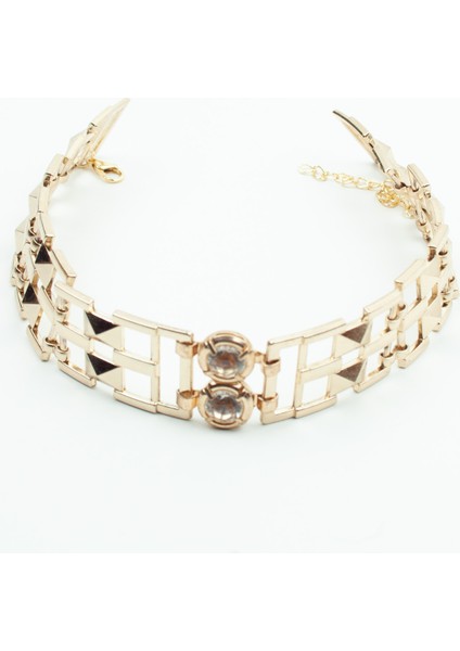 Geometrik Tasarım Choker Kadın Kolye fiyatları