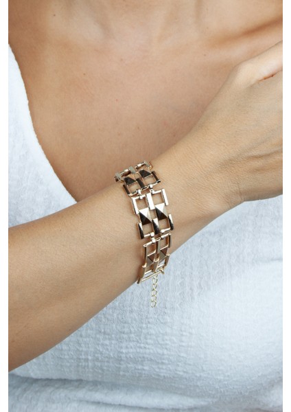 Geometrik Tasarım Kadın Bileklik