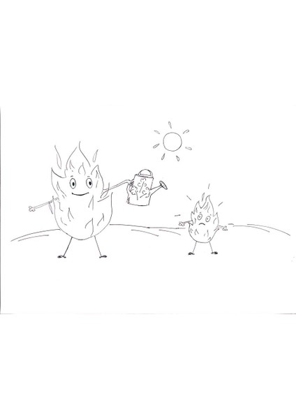 Manakova Natalia 29X21CM Orijinal Karikatür Tablo modelleri