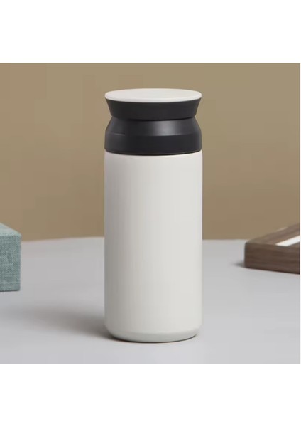 Paslanmaz Çelik Bardak Mug Termos 350 ml Çift Katmanlı, Sızdırmaz Kapaklı
