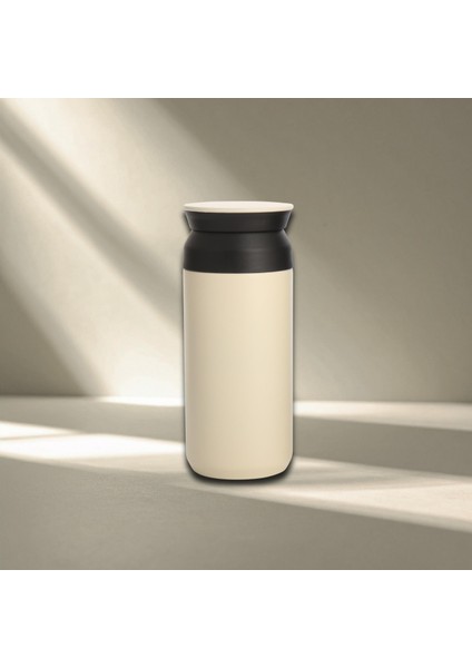 Paslanmaz Çelik Bardak Mug Termos 350 ml Çift Katmanlı, Sızdırmaz Kapaklı