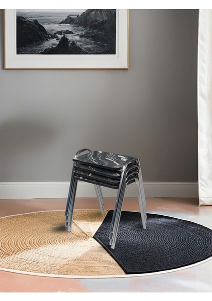 Zigon Sehpa – Metal Ayaklı, Modern 4'lü Set, Estetik Sunta Yüzey ile Fonksiyonellik ve Şıklık Bir Arada. modelleri