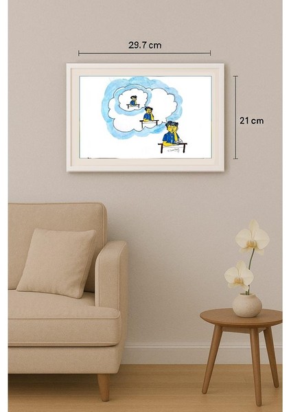 Thipparapu Suman Kumar 29X21CM Orijinal Karikatür Tablo indirimleri