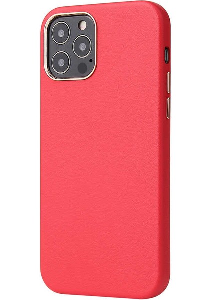iPhone 12 Pro Max Kılıf Spıa Eyzi Kapak-Kırmızı