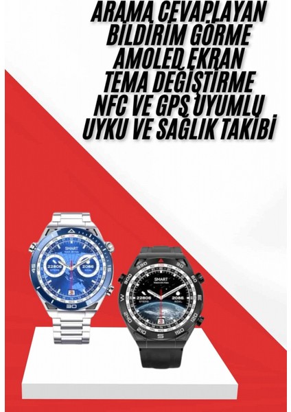 Akıllı Saat 1.62 Inç Ultimate Nabız Sensörlü Sesli Görüşme Yapabilen fiyatları