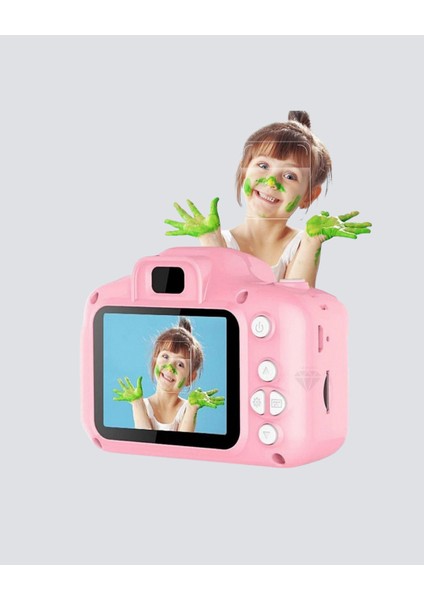 8 Megapiksel Mini Çocuk Kamerası HD Ekranlı Darbeye Dayanıklı ve Şarjlı indirimleri
