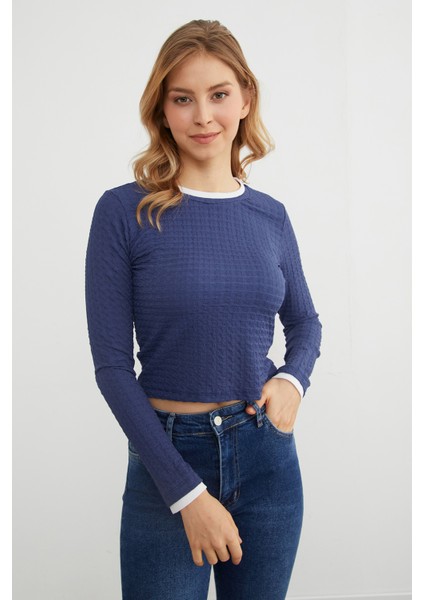 Bürümcük Kumaş Biyeli Bluz fırsatları