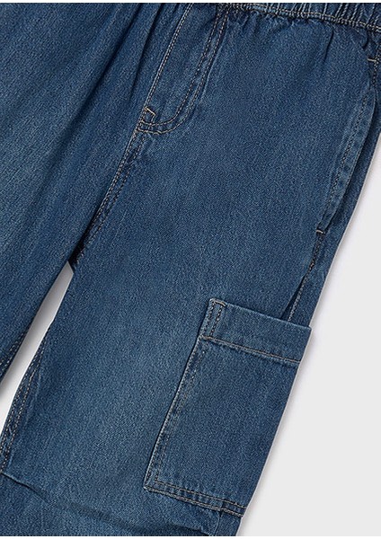 Erkek Çocuk Mavi Kargo Kot Pantolon 7564 indirimleri