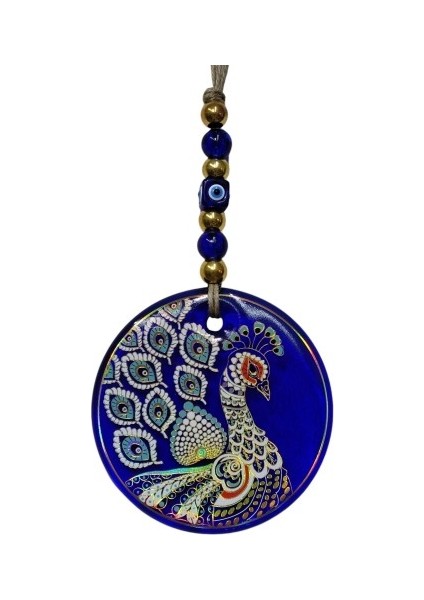 Tavus Kuşu Şekilli Yaldızlı Duvar Süsü Cam Hediyelik Dekor fırsatları