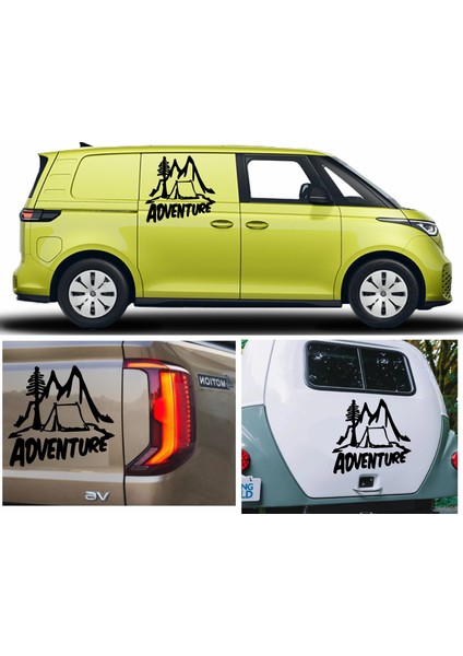 Kamp Adventure Sticker - Araba Oto Motosiklet Karavan Sticker 02167 fiyatları