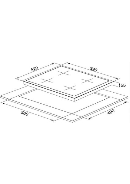 CS5700E6S01 Gri Gazlı Ankastre Ocak fiyatları