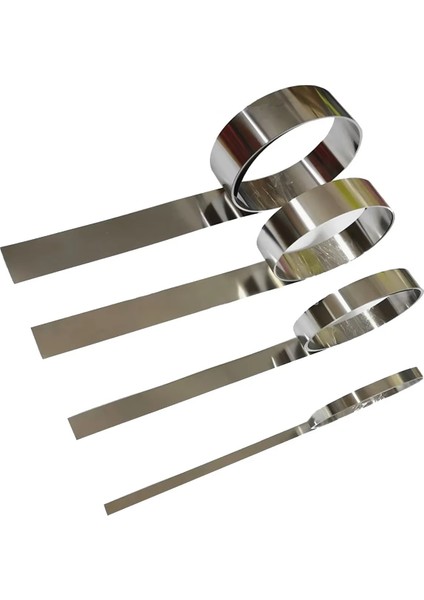 Paslanmaz Sac, Levha, Rulo, 301 Kalite, 0.2 mm Kalınlığında, 'sıyırıcı, Plaka, Sentil, Şim' 1000X152X0.2MM modelleri