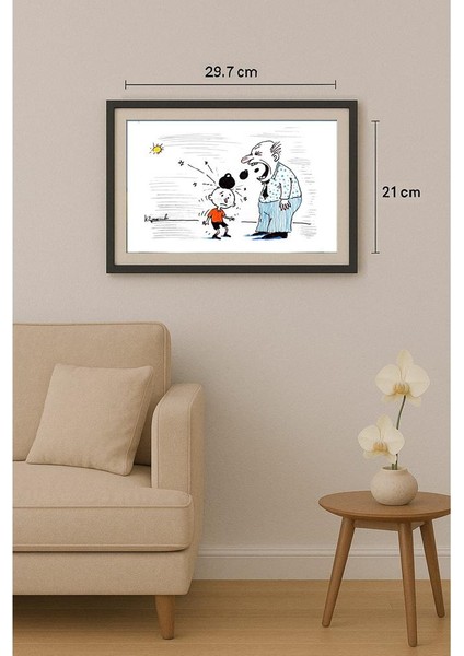 Chernyshev Nickolay 29X21CM Orijinal Karikatür Tablo fiyatları