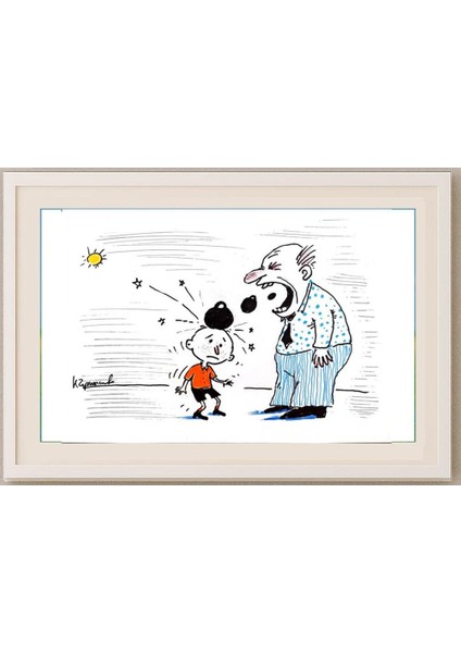 Chernyshev Nickolay 29X21CM Orijinal Karikatür Tablo fırsatları