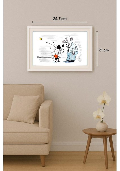 Chernyshev Nickolay 29X21CM Orijinal Karikatür Tablo indirimleri