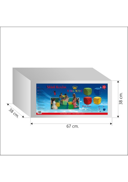 Sihirli Kutular - 2'li Büyük Renkli Kutular - Beceri Oyuncak fırsatları