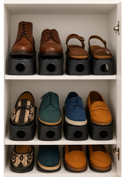 Gondol Ayakkabı Rampası 10 Adet 1.sınıf Dolap Içi Ayakkabı Düzenleyici Kokusuz Organizer modelleri