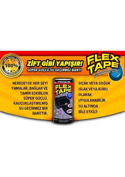 Suya Dayanıklı Bant Flex Tape fiyatları