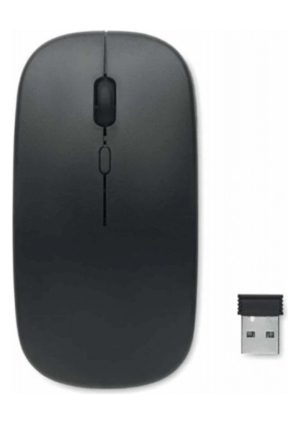 Kablosuz Mouse Fare Şarjlı Bluetooth Wireless Çift Modlu Sessiz indirimleri