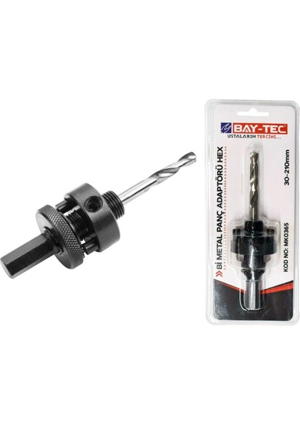 Bimetal Panç Adaptörü Hex 30-210 mm MK0365