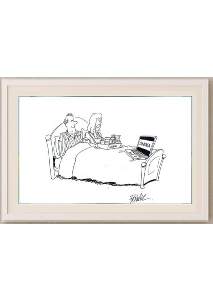 Roger Penwill 35x25cm Orijinal Karikatür Tablo fırsatları