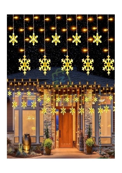 3 Metre Saçaklı Kar Tanesi Perde LED fiyatları