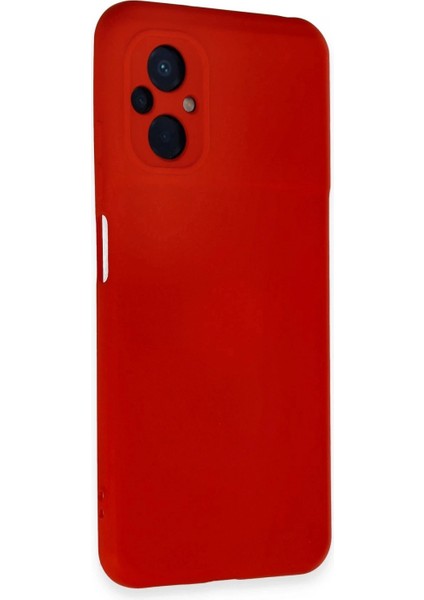 Xiaomi Poco M5 Kılıf Nano Içi Kadife Silikon - Kırmızı (K95) fiyatları